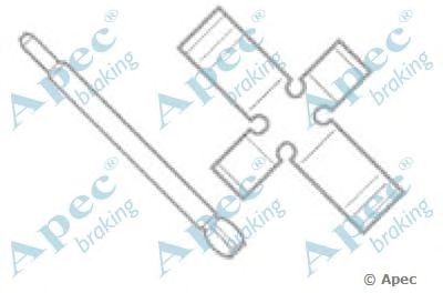 APEC BRAKING kit236 -  Комплектующие, тормозные колодки